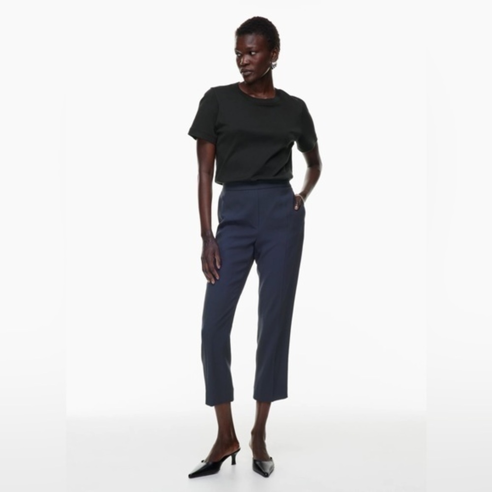 Aritzia babaton size 2 navy trousers